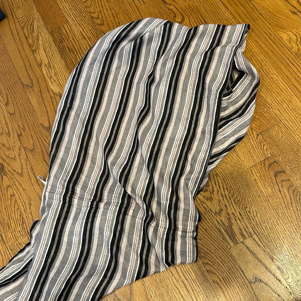 Striped infinity scarf
